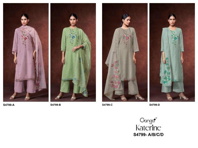 Ganga katerine 4799 floral print dress materials from wholesalers in trivandrum